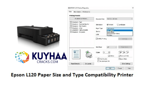 Epson L120 Printer Driver Download