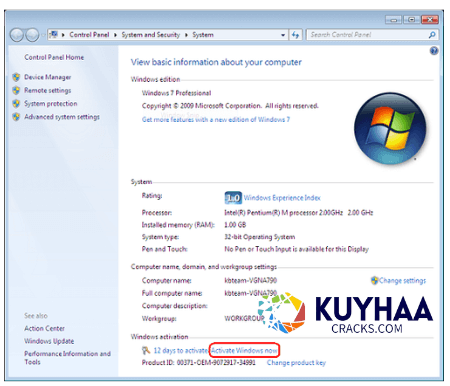Windows 7 Activator Bagas31