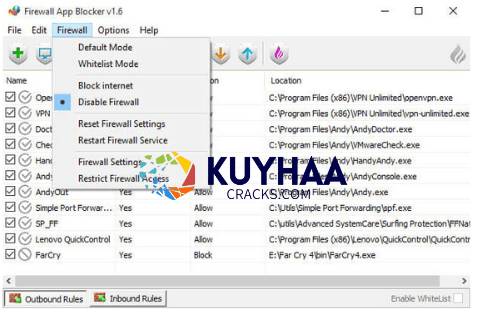 FireWall App Blocker Kuyhaa