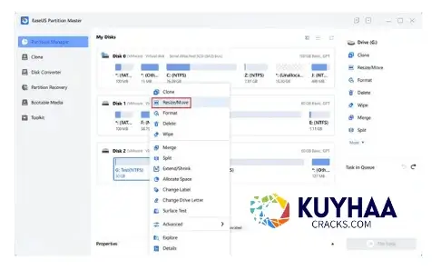 EaseUS Partition Master Serial Key 2023