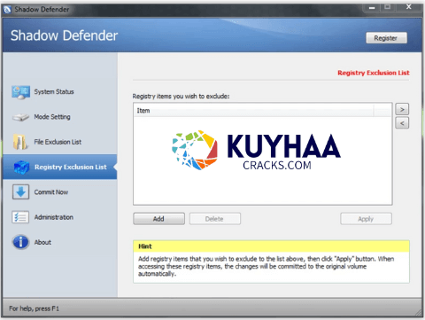 Free Download Shadow Defender Full Version