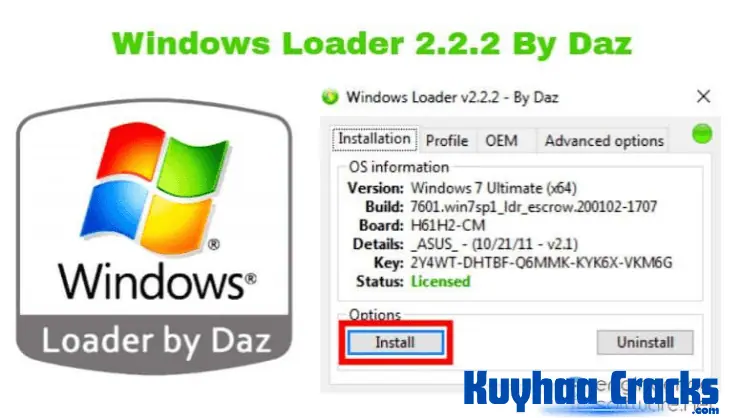 Download Windows 7 Loader 2.2.2 by Daz