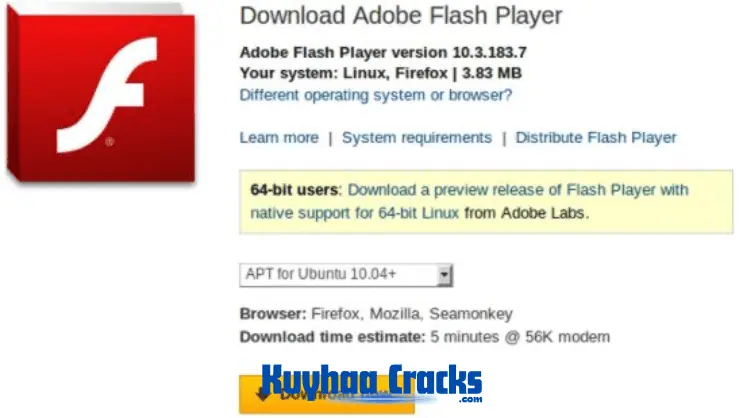 Download Adobe Flash Player 32.0.0.465 Offline Installer