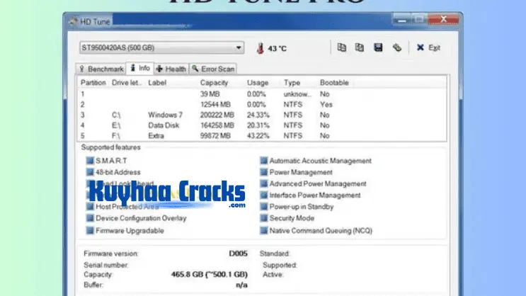 HD TUNE PRO v5.50 Retail Full Key Free Download