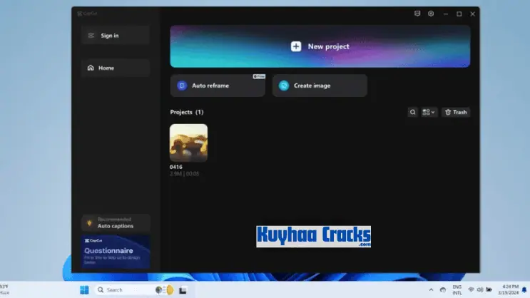 Download Capcut for PC Full Crack Kuyhaa 2024